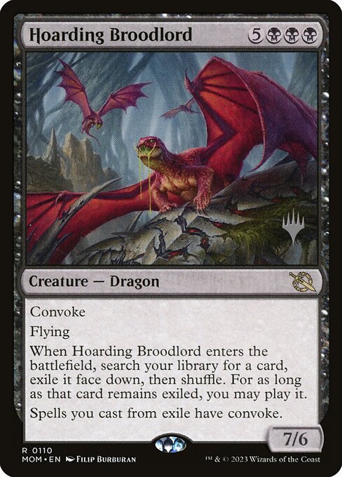 MTG Hoarding Broodlord PMOM 110p Promo Pack Nonfoil