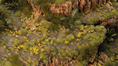 Gamers Grass Dandelion Tiny Flowers - diorama example