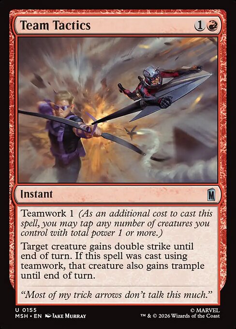 MTG Team Tactics MSH 155 Regular Nonfoil