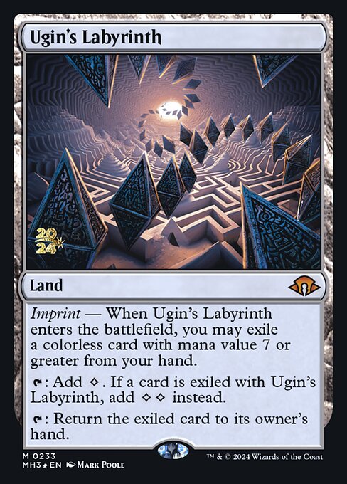 MTG Ugin's Labyrinth PMH3 233s Prerelease Foil