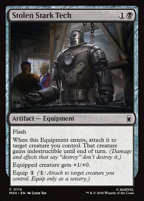 MTG Stolen Stark Tech MSH 114 Regular Nonfoil