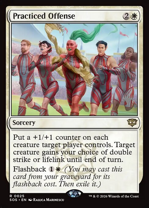 MTG Practiced Offense PSOS 025P Promo Pack Nonfoil