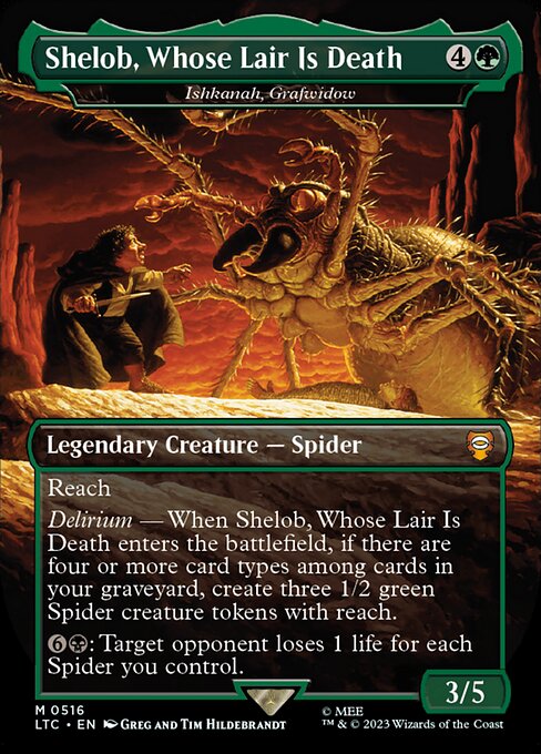 MTG Ishkanah, Grafwidow LTC 516 Showcase Ring Foil