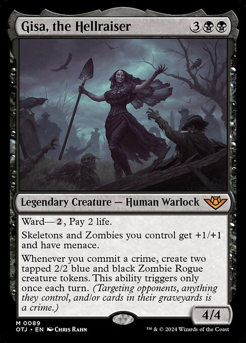 MTG Gisa, the Hellraiser OTJ 089 Regular Nonfoil