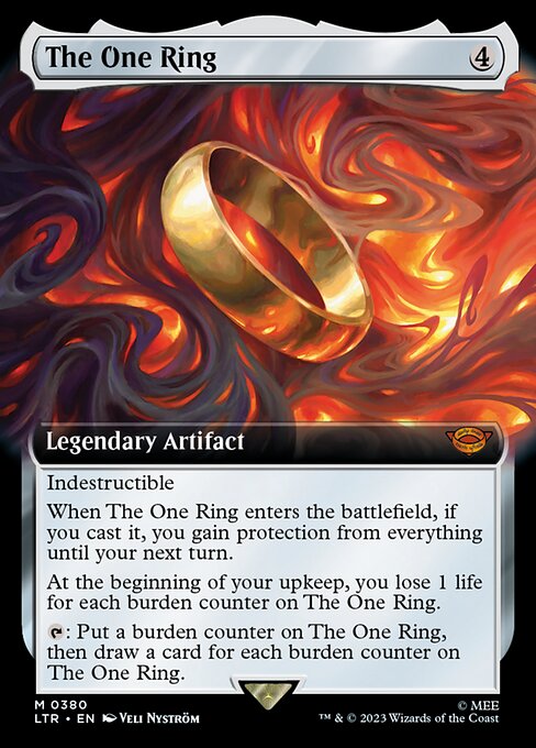 MTG The One Ring LTR 380 Extended Art Foil