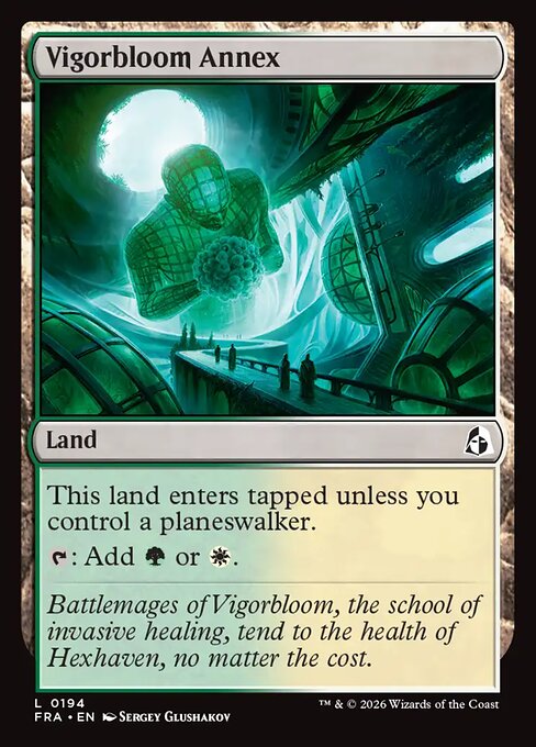 MTG Vigorbloom Annex FRA 194 Standard Nonfoil front