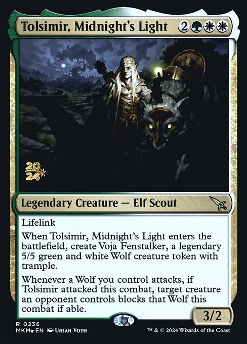 MTG Tolsimir, Midnight's Light PMKM 236s Prerelease Foil