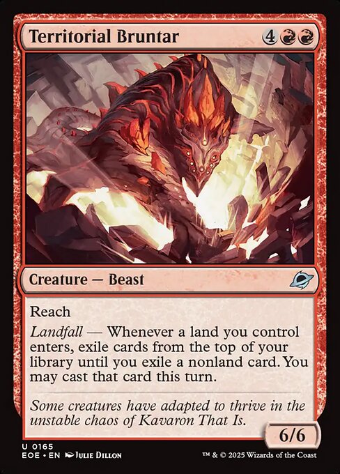 MTG Territorial Bruntar EOE 165 Regular Nonfoil