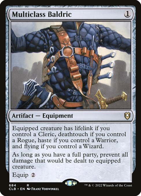 MTG Multiclass Baldric CLB 684 Commander Deck Nonfoil