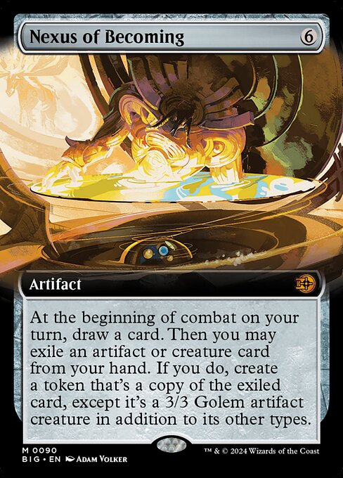 MTG Nexus of Becoming BIG 090 Extended Art Foil