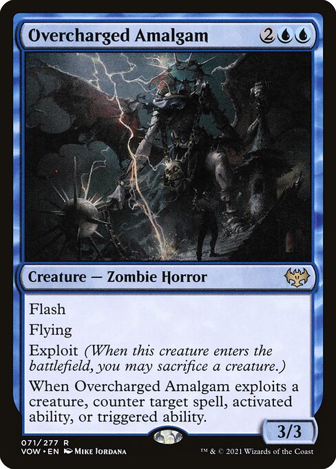 MTG Overcharged Amalgam VOW 071 Standard Foil front
