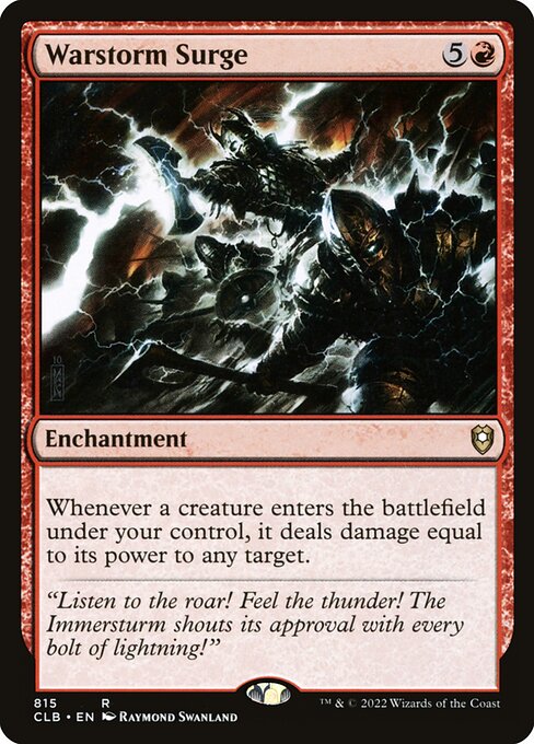 MTG Warstorm Surge CLB 815 Commander Deck Nonfoil
