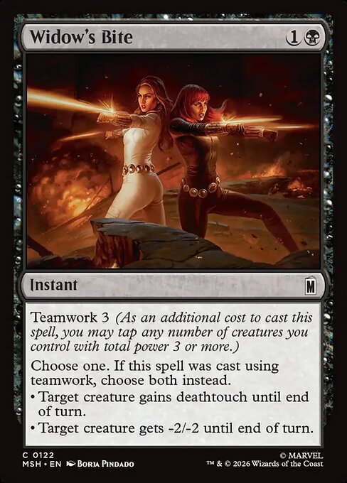 MTG Widow's Bite MSH 122 Regular Nonfoil