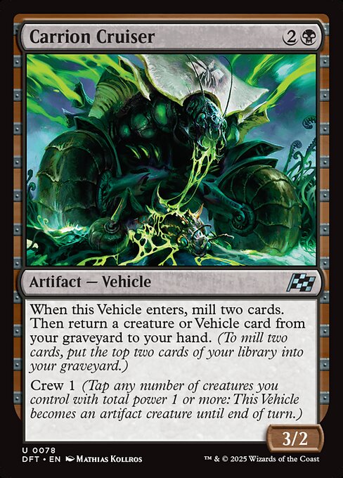 MTG Carrion Cruiser DFT 078 Regular Foil
