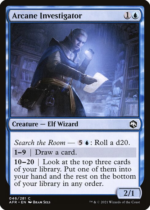 MTG Arcane Investigator AFR 046 Regular Foil
