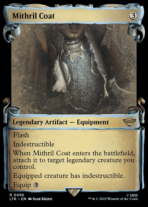 MTG Mithril Coat LTR 696 Showcase Scrolls of Middle-earth Nonfoil