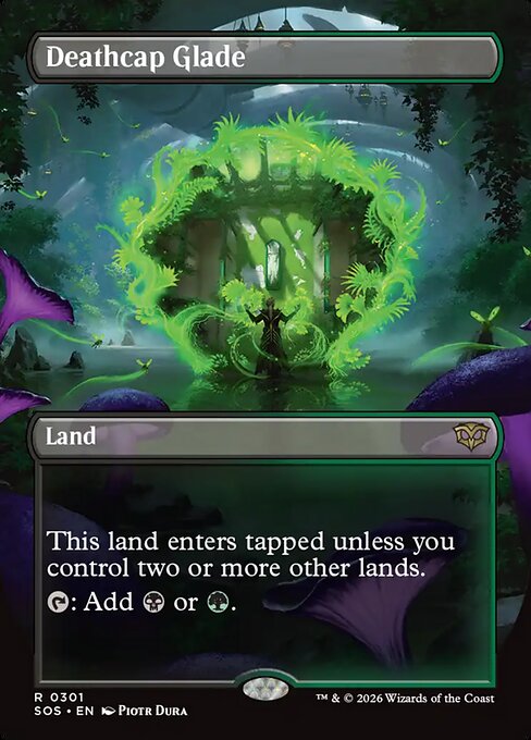 MTG Deathcap Glade SOS 301 Showcase Ring Nonfoil