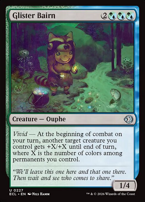 MTG Glister Bairn ECL 227 Regular Foil