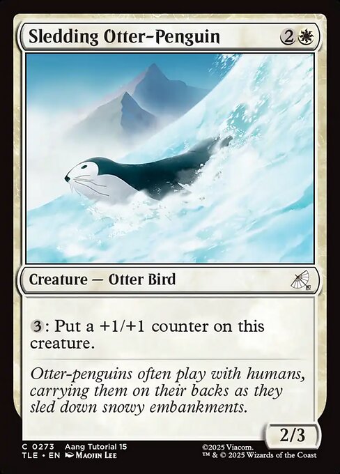 MTG Sledding Otter-Penguin [TLE 273] Nonfoil