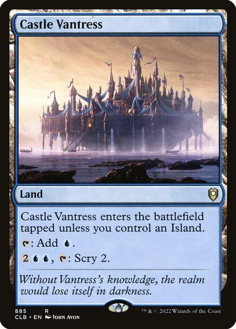 MTG Castle Vantress CLB 885 Commander Deck Nonfoil