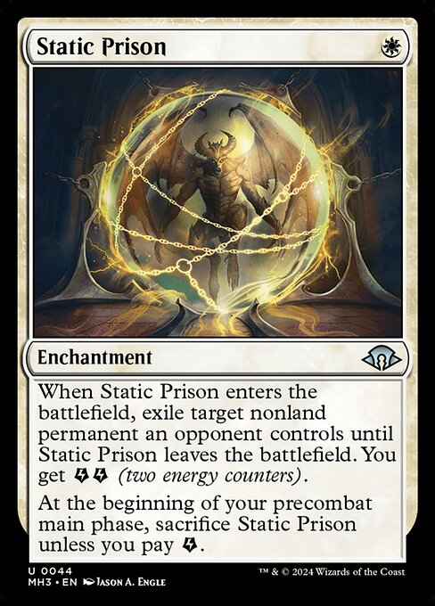 MTG Static Prison MH3 044 Regular Foil