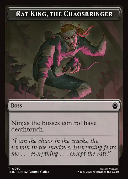 MTG Rat King, the Chaosbringer Token TMC 010 Token Nonfoil