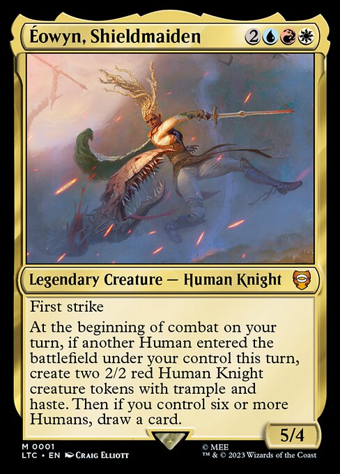 MTG Éowyn, Shieldmaiden LTC 001 Regular Foil