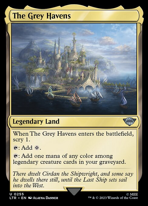 MTG The Grey Havens LTR 255 Regular Foil