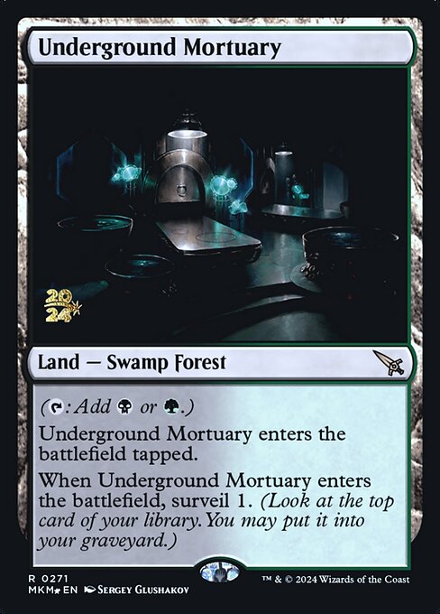 MTG Underground Mortuary PMKM 271s Prerelease Foil