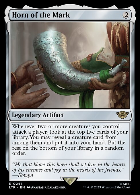 MTG Horn of the Mark LTR 241 Regular Foil