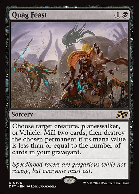 MTG Quag Feast DFT 100 Regular Foil
