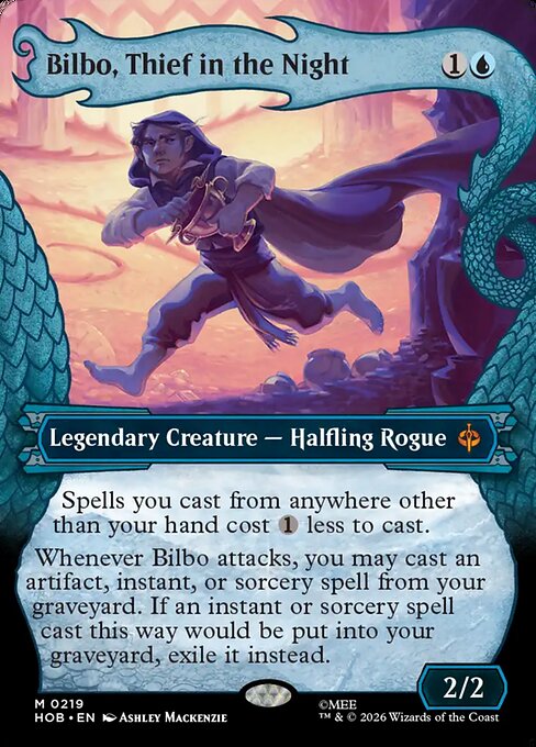 MTG Bilbo, Thief in the Night HOB 219 Alternate Art Foil