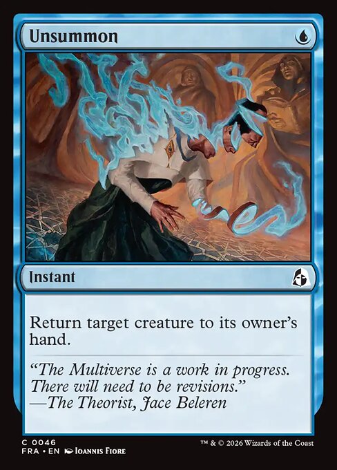 MTG Unsummon FRA 046 Standard Nonfoil front