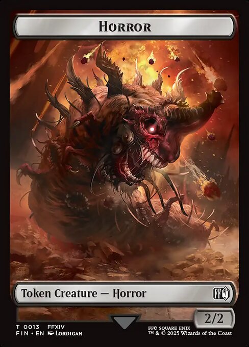 MTG Horror Token FIN 013 Token Nonfoil
