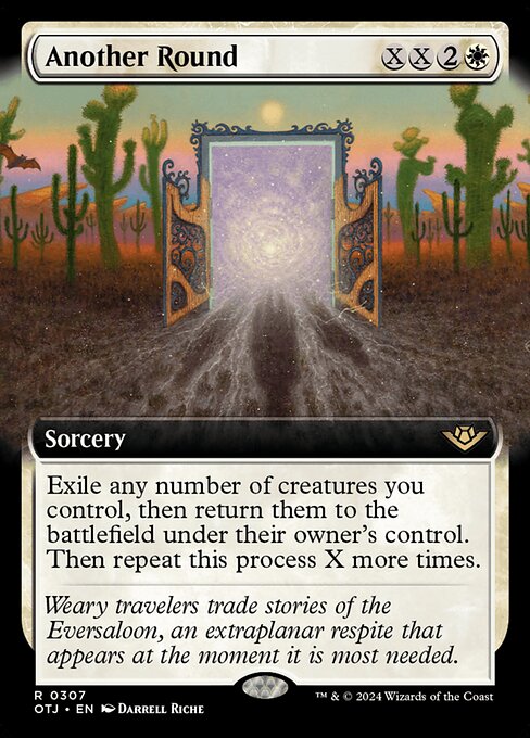 MTG Another Round OTJ 307 Extended Art Foil