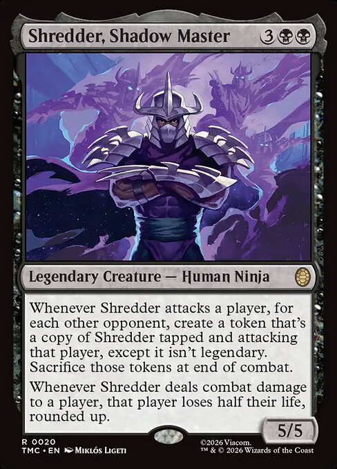 MTG Shredder, Shadow Master TMC 020 Regular Surge Foil