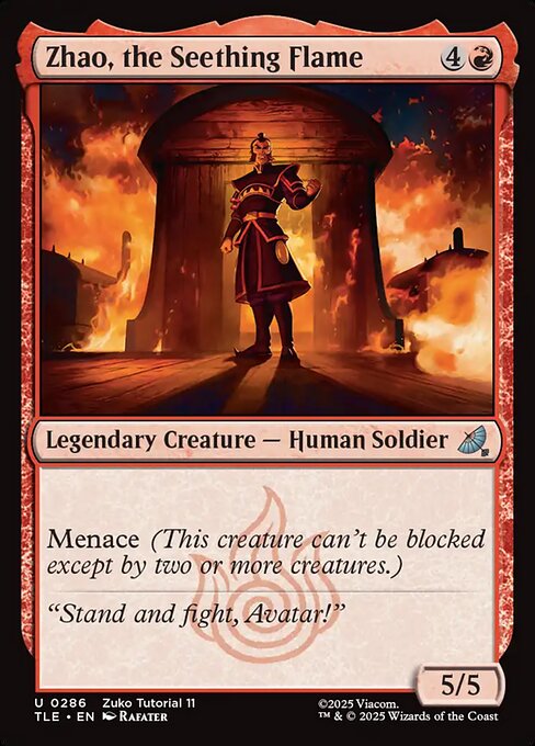 MTG Zhao, the Seething Flame [TLE 286] Nonfoil