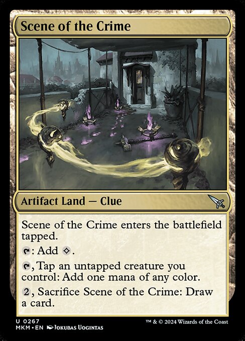 MTG Scene of the Crime MKM 267 Regular Foil
