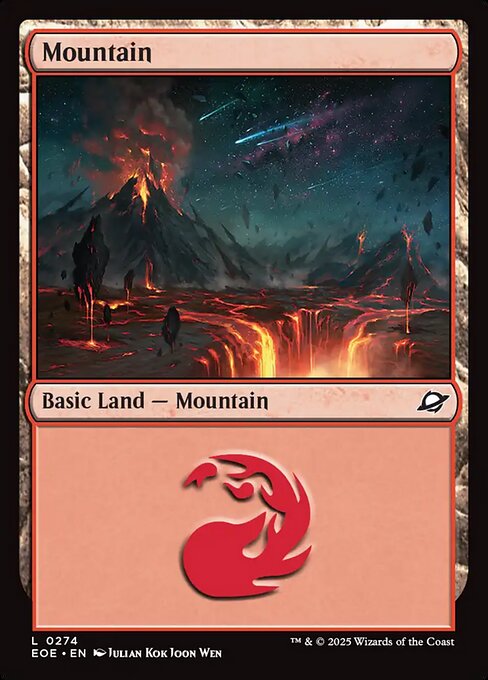 MTG Mountain EOE 274 Basic Land Nonfoil