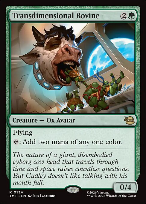 MTG Transdimensional Bovine TMT 134 Regular Foil