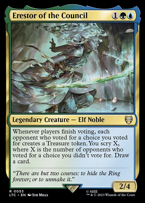 MTG Erestor of the Council LTC 053 Regular Nonfoil