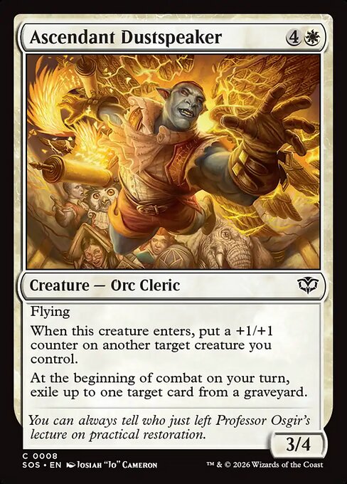 MTG Ascendant Dustspeaker SOS 008 Regular Nonfoil