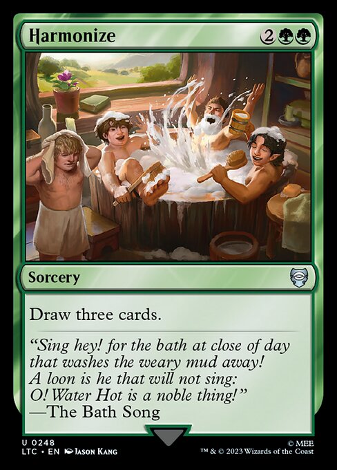 MTG Harmonize LTC 248 Alternate Art Nonfoil