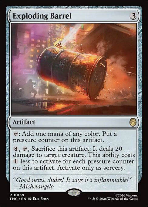 MTG Exploding Barrel TMC 039 Regular Nonfoil