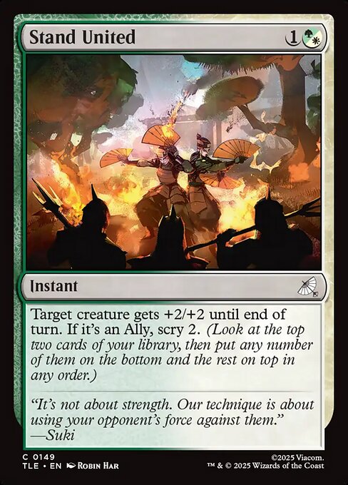 MTG Stand United [TLE 149] Nonfoil