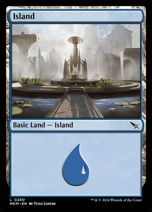 MTG Island MKM 280 Regular Nonfoil