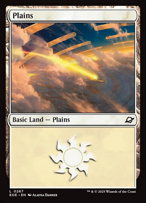 MTG Plains EOE 267 Basic Land Foil