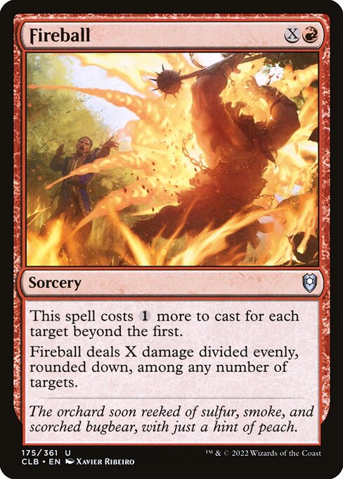 MTG Fireball CLB 175 Regular Foil