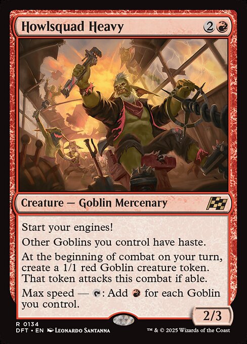MTG Howlsquad Heavy DFT 134 Regular Nonfoil