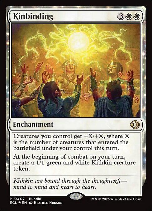 MTG Kinbinding ECL 407 Bundle Promo Foil